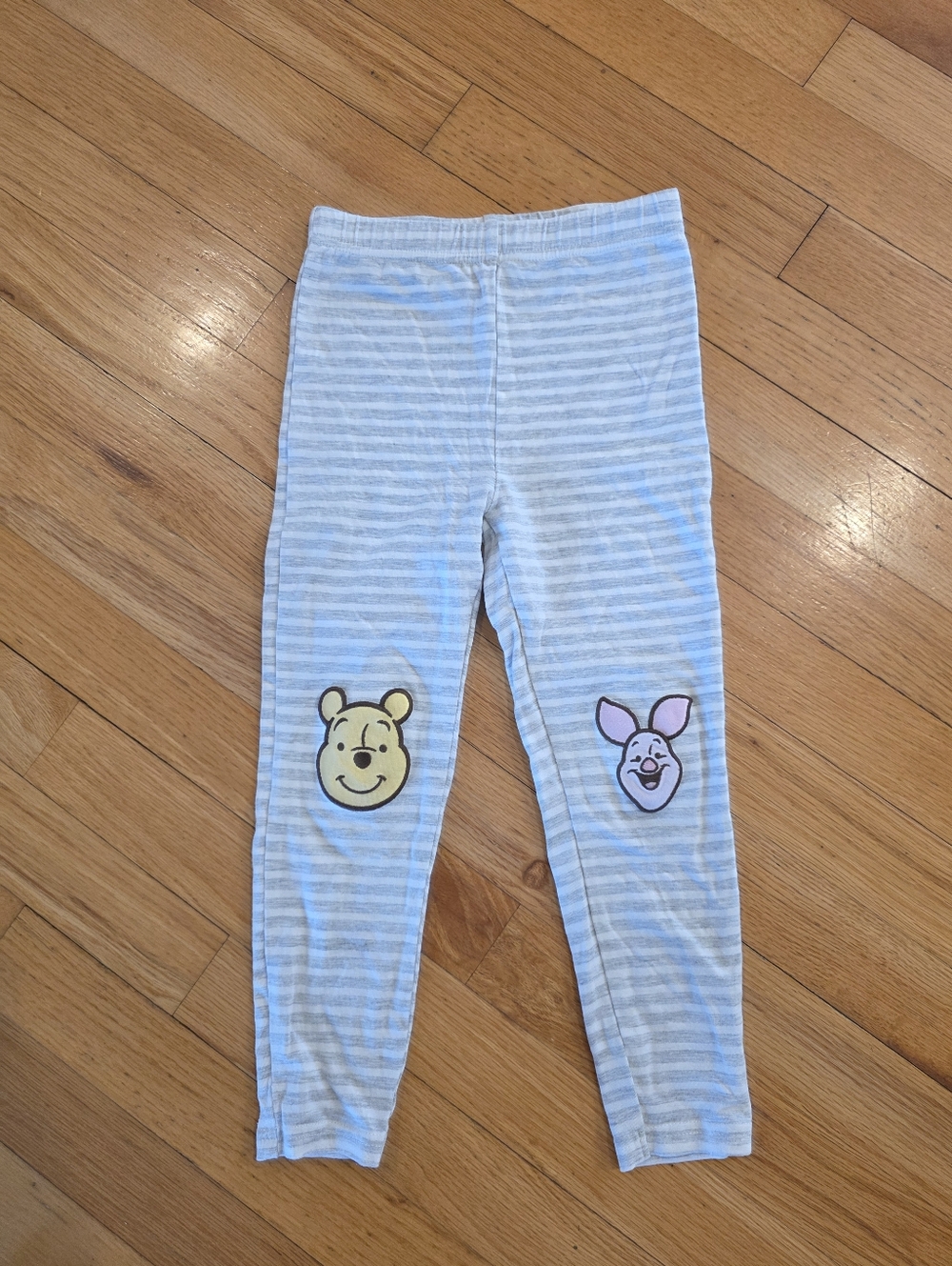 Little Sleepies Winnie The Pooh Striped Leggings